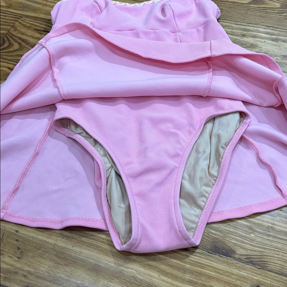 Mainstream Swim Dress Women’s Size 12 in Bubblegum Pink with Braided Straps - Picture 5 of 5